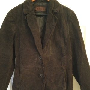 Brown suede blazer or jacket